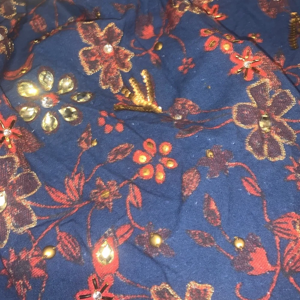 NWT! Free People “all the jewels” floral embroidered maxi dress L - Picture 6 of 8